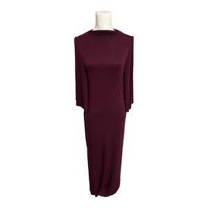 Free People Size Small Color Eggplant Maxi Dress